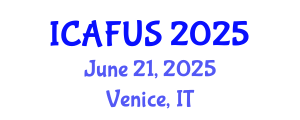 International Conference on Agriculture, Food and Urbanizing Society (ICAFUS) June 21, 2025 - Venice, Italy