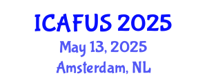 International Conference on Agriculture, Food and Urbanizing Society (ICAFUS) May 13, 2025 - Amsterdam, Netherlands