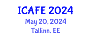 International Conference on Agriculture, Forestry and Environment (ICAFE) May 20, 2024 - Tallinn, Estonia