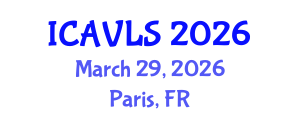 International Conference on Agriculture, Veterinary and Life Sciences (ICAVLS) March 29, 2026 - Paris, France