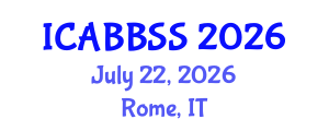 International Conference on Agro-Biotechnology, Biosafety and Seed Systems (ICABBSS) July 22, 2026 - Rome, Italy