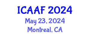 International Conference on Agroforestry and Afforestation (ICAAF) May 23, 2024 - Montreal, Canada