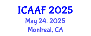 International Conference on Agroforestry and Afforestation (ICAAF) May 24, 2025 - Montreal, Canada