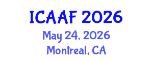 International Conference on Agroforestry and Afforestation (ICAAF) May 24, 2026 - Montreal, Canada