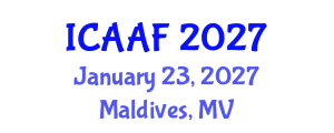 International Conference on Agroforestry and Afforestation (ICAAF) January 23, 2027 - Maldives, Maldives International Conference on Agroforestry and Afforestation (ICAAF) January 23, 2027 - Maldives, Maldives