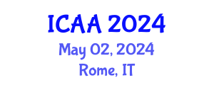 International Conference on Agroforestry and Agriculture (ICAA) May 02, 2024 - Rome, Italy