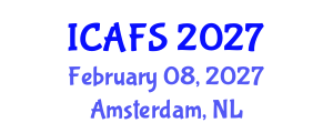 International Conference on Agroforestry and Food Security (ICAFS) February 08, 2027 - Amsterdam, Netherlands International Conference on Agroforestry and Food Security (ICAFS) February 08, 2027 - Amsterdam, Netherlands