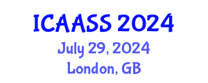 International Conference on Agronomy and Agricultural Soil Science (ICAASS) July 29, 2024 - London, United Kingdom