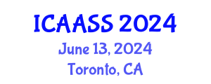 International Conference on Agronomy and Agricultural Soil Science (ICAASS) June 13, 2024 - Toronto, Canada
