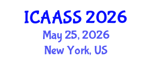 International Conference on Agronomy and Agricultural Soil Science (ICAASS) May 25, 2026 - New York, United States International Conference on Agronomy and Agricultural Soil Science (ICAASS) May 25, 2026 - New York, United States