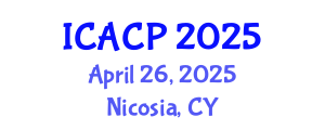 International Conference on Agronomy and Crop Protection (ICACP) April 26, 2025 - Nicosia, Cyprus