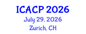 International Conference on Agronomy and Crop Protection (ICACP) July 29, 2026 - Zurich, Switzerland