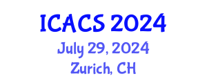 International Conference on Agronomy and Crop Sciences (ICACS) July 29, 2024 - Zurich, Switzerland