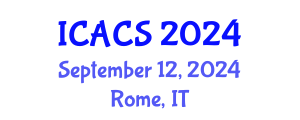International Conference on Agronomy and Crop Sciences (ICACS) September 12, 2024 - Rome, Italy
