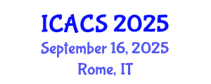 International Conference on Agronomy and Crop Sciences (ICACS) September 16, 2025 - Rome, Italy
