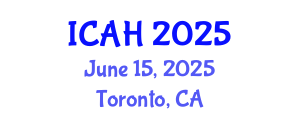 International Conference on Agronomy and Horticulture (ICAH) June 15, 2025 - Toronto, Canada