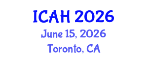 International Conference on Agronomy and Horticulture (ICAH) June 15, 2026 - Toronto, Canada