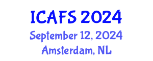 International Conference on Agrotechnology and Food Sciences (ICAFS) September 12, 2024 - Amsterdam, Netherlands