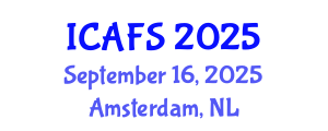 International Conference on Agrotechnology and Food Sciences (ICAFS) September 16, 2025 - Amsterdam, Netherlands