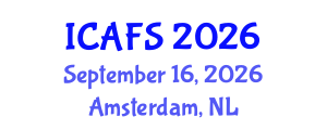 International Conference on Agrotechnology and Food Sciences (ICAFS) September 16, 2026 - Amsterdam, Netherlands