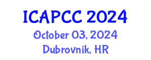 International Conference on Air Pollution and Climate Change (ICAPCC) October 03, 2024 - Dubrovnik, Croatia