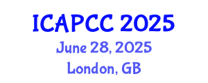 International Conference on Air Pollution and Climate Change (ICAPCC) June 28, 2025 - London, United Kingdom