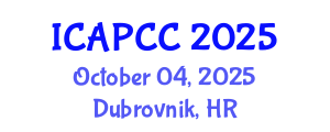 International Conference on Air Pollution and Climate Change (ICAPCC) October 04, 2025 - Dubrovnik, Croatia