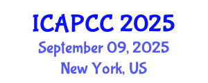 International Conference on Air Pollution and Climate Change (ICAPCC) September 09, 2025 - New York, United States