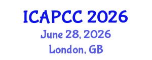 International Conference on Air Pollution and Climate Change (ICAPCC) June 28, 2026 - London, United Kingdom