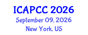International Conference on Air Pollution and Climate Change (ICAPCC) September 09, 2026 - New York, United States