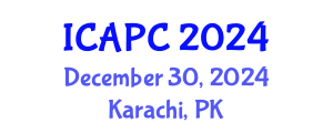 International Conference on Air Pollution and Control (ICAPC) December 30, 2024 - Karachi, Pakistan