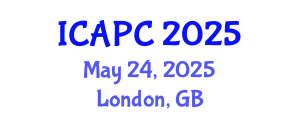 International Conference on Air Pollution and Control (ICAPC) May 24, 2025 - London, United Kingdom