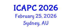 International Conference on Air Pollution and Control (ICAPC) February 25, 2026 - Sydney, Australia