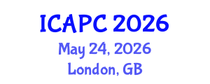 International Conference on Air Pollution and Control (ICAPC) May 24, 2026 - London, United Kingdom