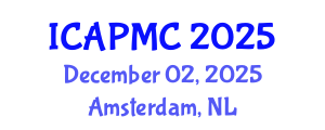 International Conference on Air Pollution Management and Control (ICAPMC) December 02, 2025 - Amsterdam, Netherlands