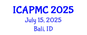 International Conference on Air Pollution Management and Control (ICAPMC) July 15, 2025 - Bali, Indonesia