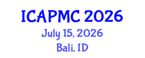 International Conference on Air Pollution Management and Control (ICAPMC) July 15, 2026 - Bali, Indonesia