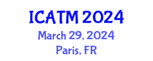 International Conference on Air Traffic Management (ICATM) March 29, 2024 - Paris, France
