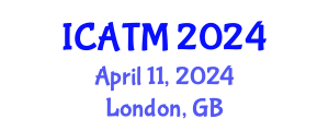International Conference on Air Transport Management (ICATM) April 11, 2024 - London, United Kingdom