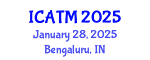 International Conference on Air Transport Management (ICATM) January 28, 2025 - Bengaluru, India