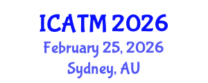 International Conference on Air Transport Management (ICATM) February 25, 2026 - Sydney, Australia