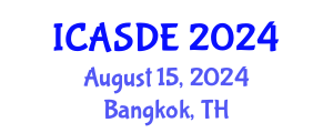 International Conference on Aircraft Structural Design Engineering (ICASDE) August 15, 2024 - Bangkok, Thailand