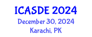 International Conference on Aircraft Structural Design Engineering (ICASDE) December 30, 2024 - Karachi, Pakistan