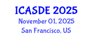 International Conference on Aircraft Structural Design Engineering (ICASDE) November 01, 2025 - San Francisco, United States