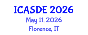 International Conference on Aircraft Structural Design Engineering (ICASDE) May 11, 2026 - Florence, Italy International Conference on Aircraft Structural Design Engineering (ICASDE) May 11, 2026 - Florence, Italy