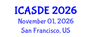 International Conference on Aircraft Structural Design Engineering (ICASDE) November 01, 2026 - San Francisco, United States