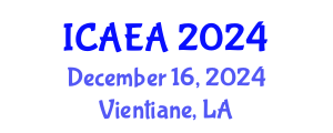 International Conference on Airport Engineering and Architecture (ICAEA) December 16, 2024 - Vientiane, Laos