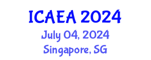 International Conference on Airport Engineering and Architecture (ICAEA) July 04, 2024 - Singapore, Singapore