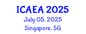 International Conference on Airport Engineering and Architecture (ICAEA) July 05, 2025 - Singapore, Singapore