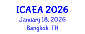 International Conference on Airport Engineering and Architecture (ICAEA) January 18, 2026 - Bangkok, Thailand